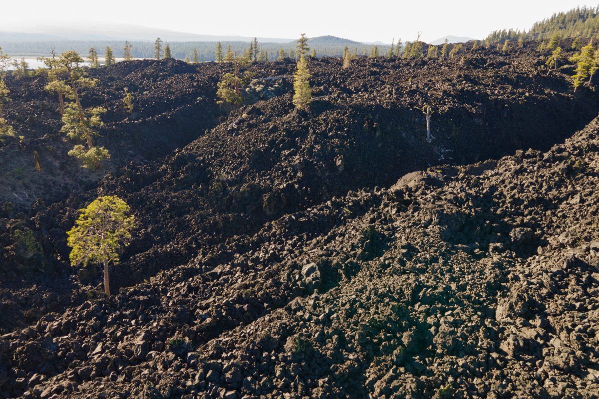Lava Lands located near Bend is a fun way to explore the volcanic terrain of the Cascade Region and a terrific stop on an Oregon road trip.