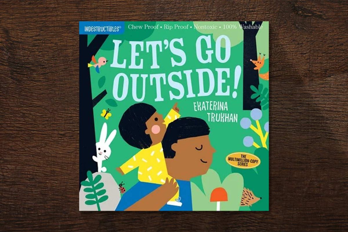 camping book cover "Let's Go Outside"