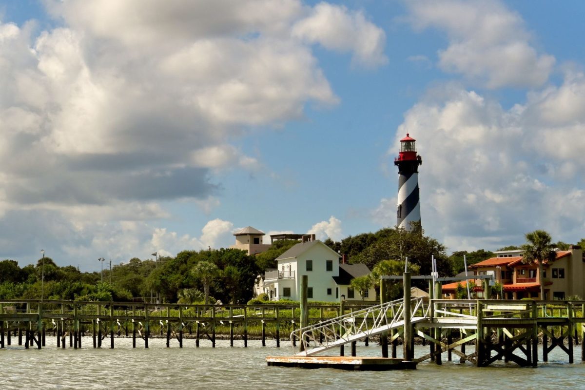 pier and lighthouse at 2024 camping destination St. Augustine, Florida
