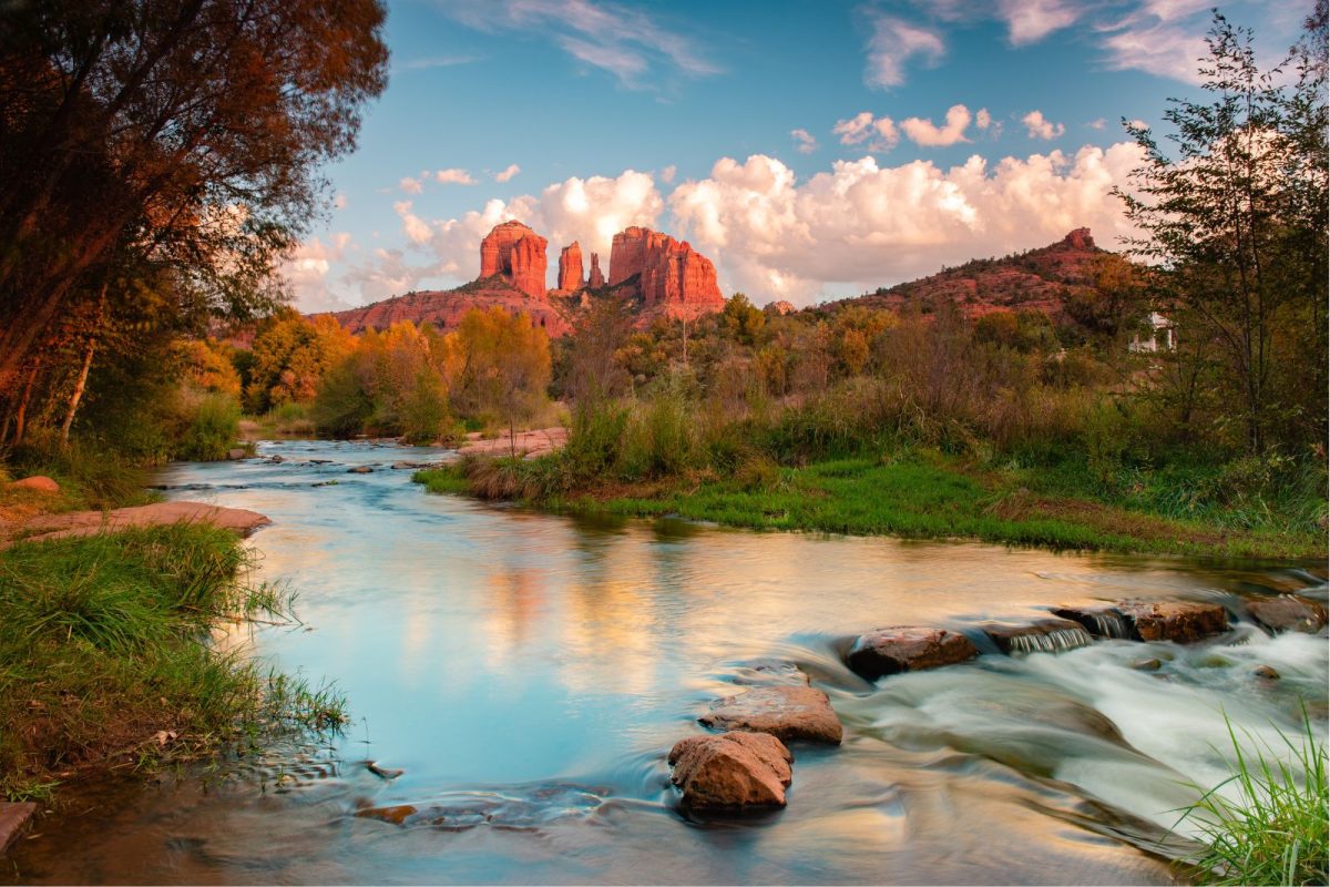 Cathedral Rock in Sedona, Arizona - one of the top spring break camping destinations by state