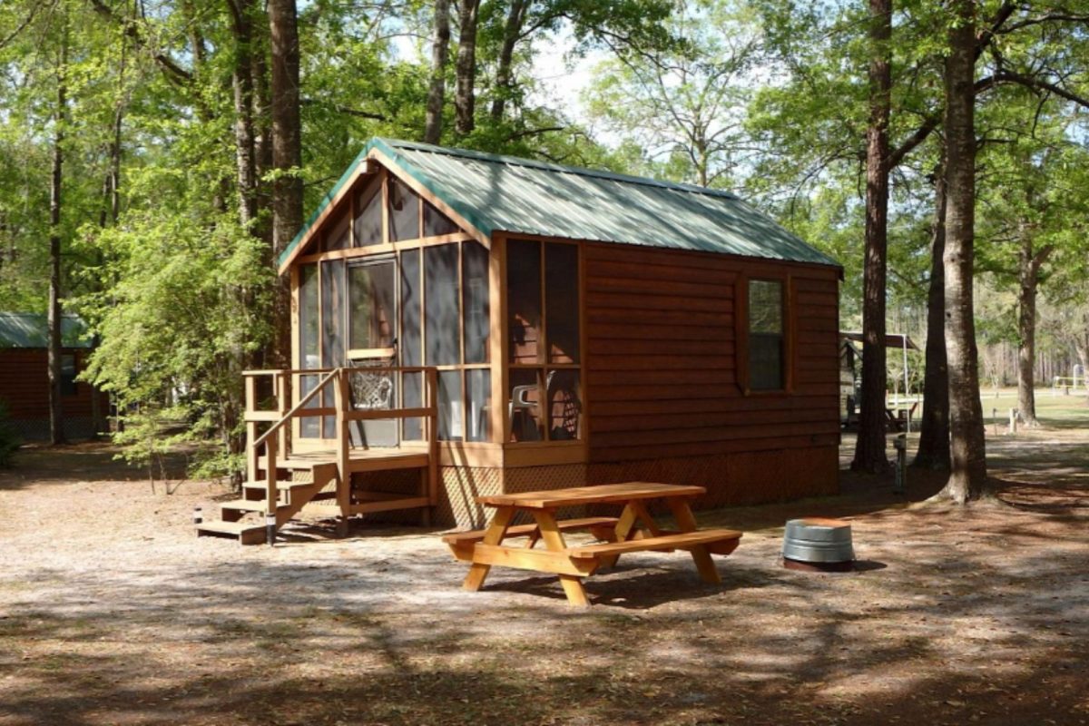 cabin at Okefenokee Pastimes Cabins & Campground