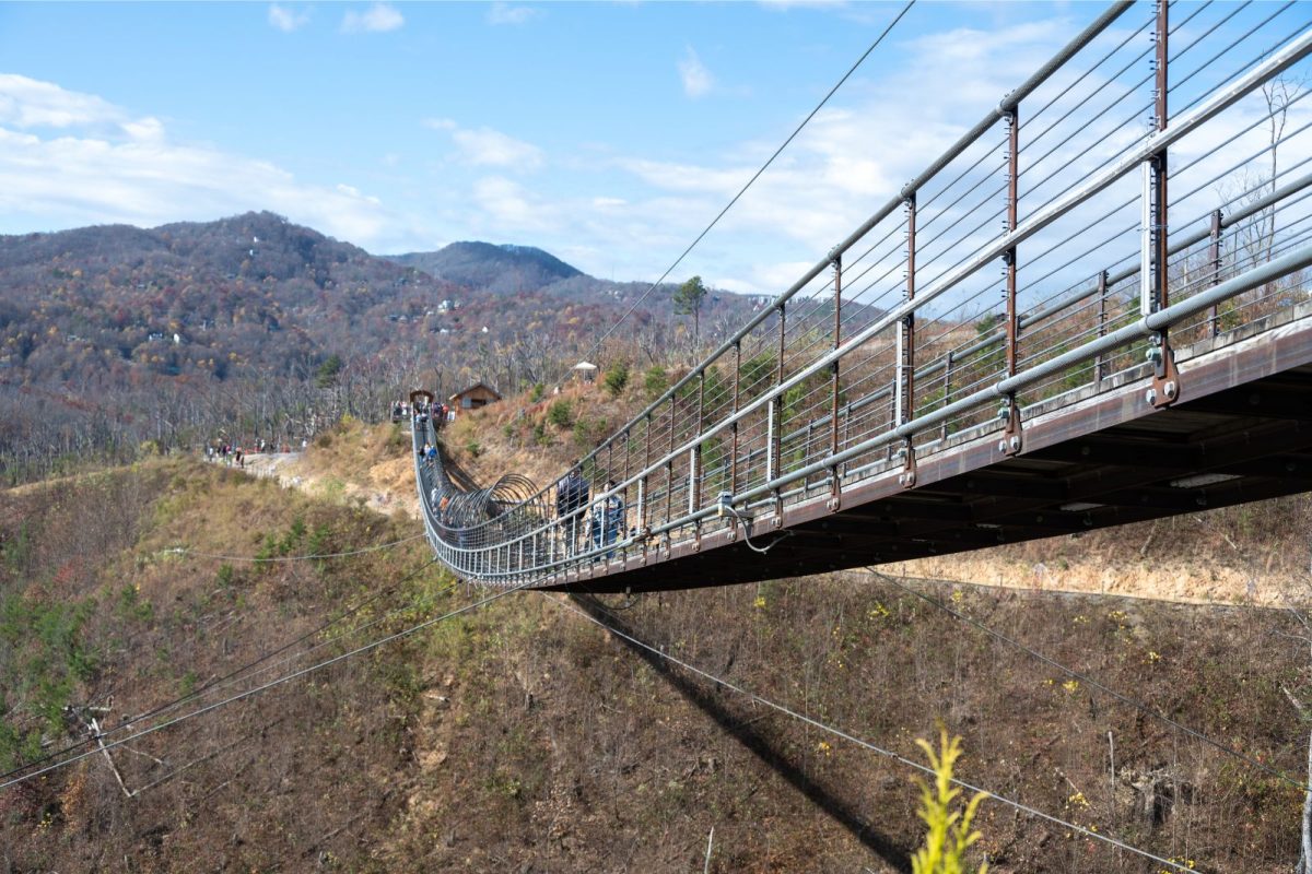 SkyBridge at Gatlinburg Skylift Park, stop for Pigeon Forge itinerary for family road trip