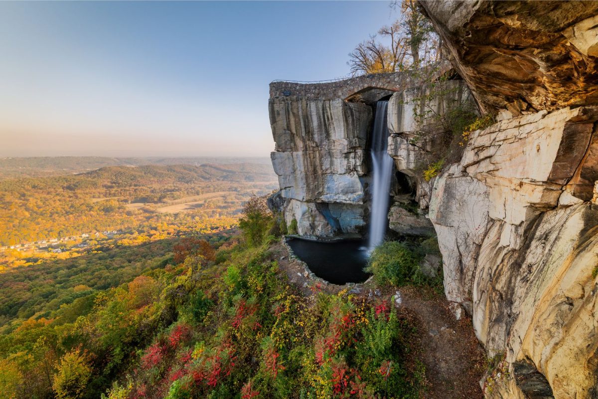 Lookout Mountain near Tennessee, a top state among spring break camping destinations